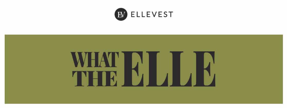 Screenshot of Ellevest's newsletter header.